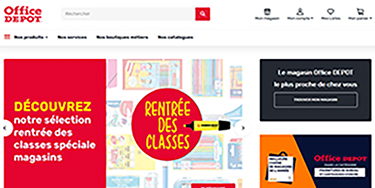 Interface e-commerce moderne